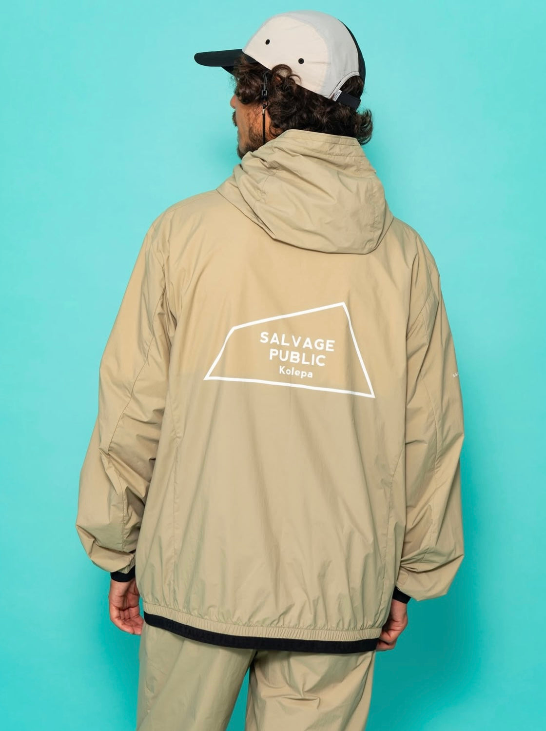 SALVAGE PUBLIC Kolepa ナイロンジップアップブルゾン – ラウンドコード