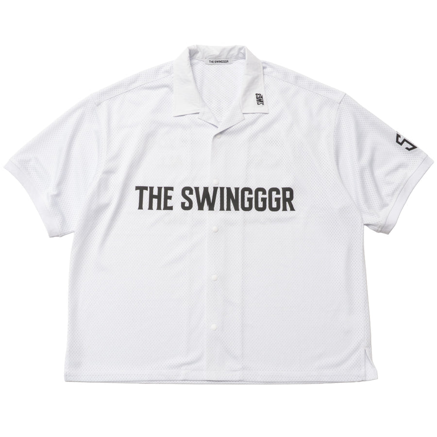 THE SWINGGGR MESH SHIRT WHITE – ラウンドコード