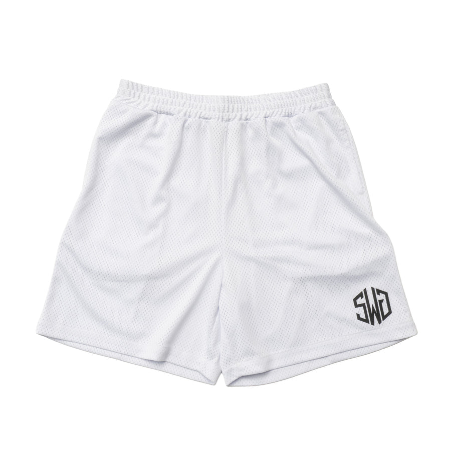 THE SWINGGGRMESH SHORTS, WHITE – ラウンドコード