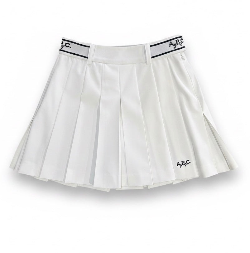 A.P.C.GOLF ボールケース付プリーツスカート ホワイト – ラウンドコード