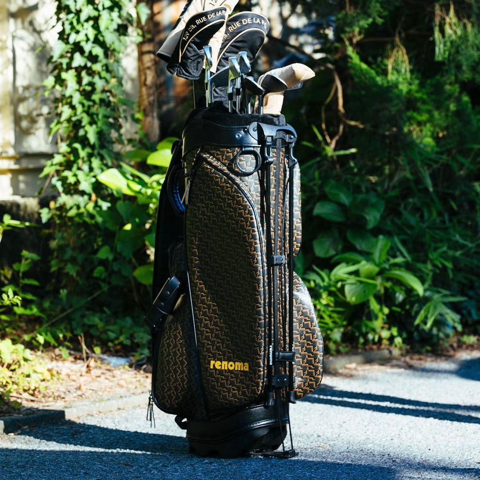 renoma GOLF◆ゴルフクラブケース 革製 キャディバッグ レノマ ゴルフ renoma golf ORIGINAL CADDY BAG MONOGRAM – ラウンドコード