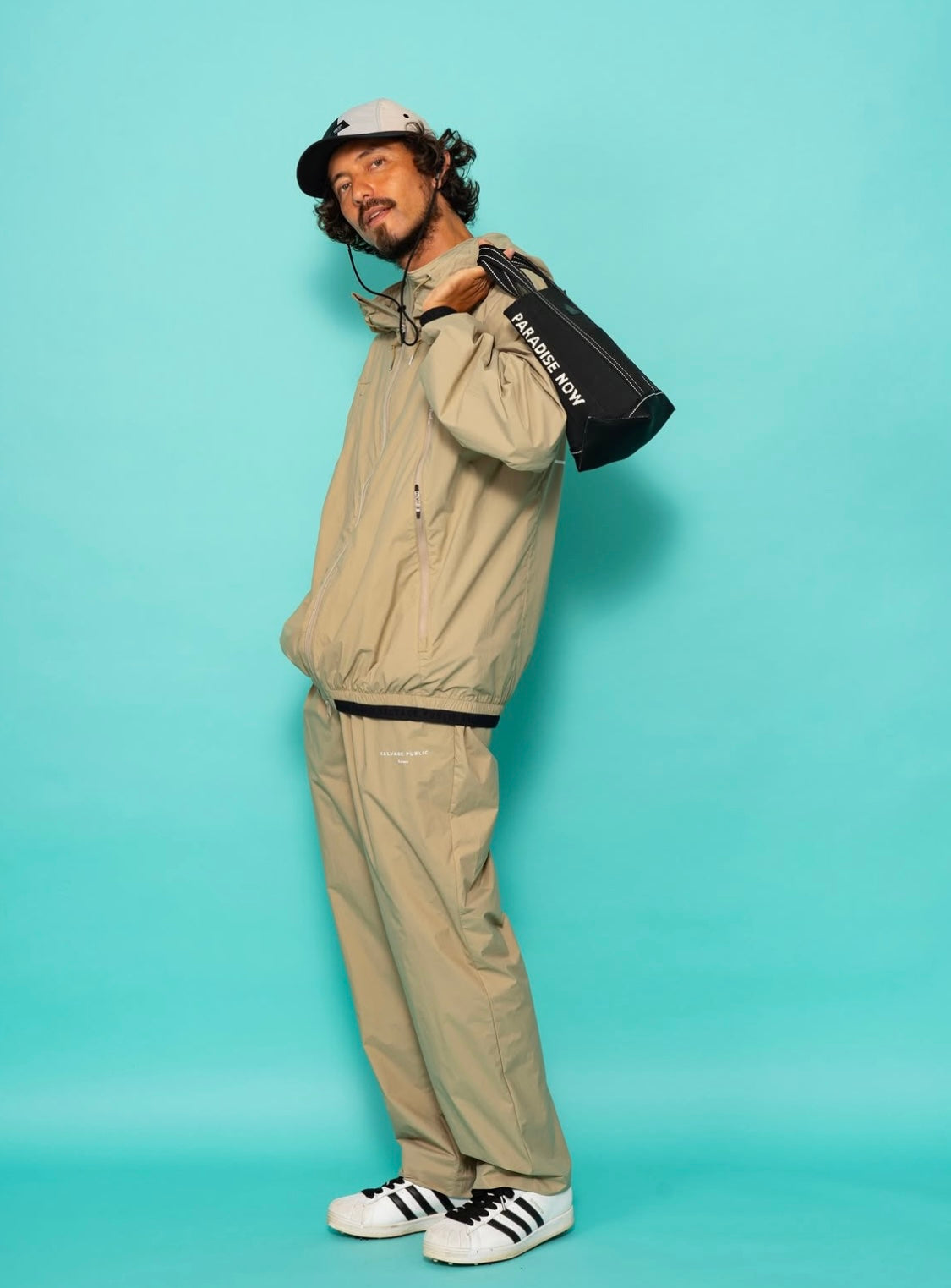SALVAGE PUBLIC Kolepa ナイロンジップアップブルゾン – ラウンドコード