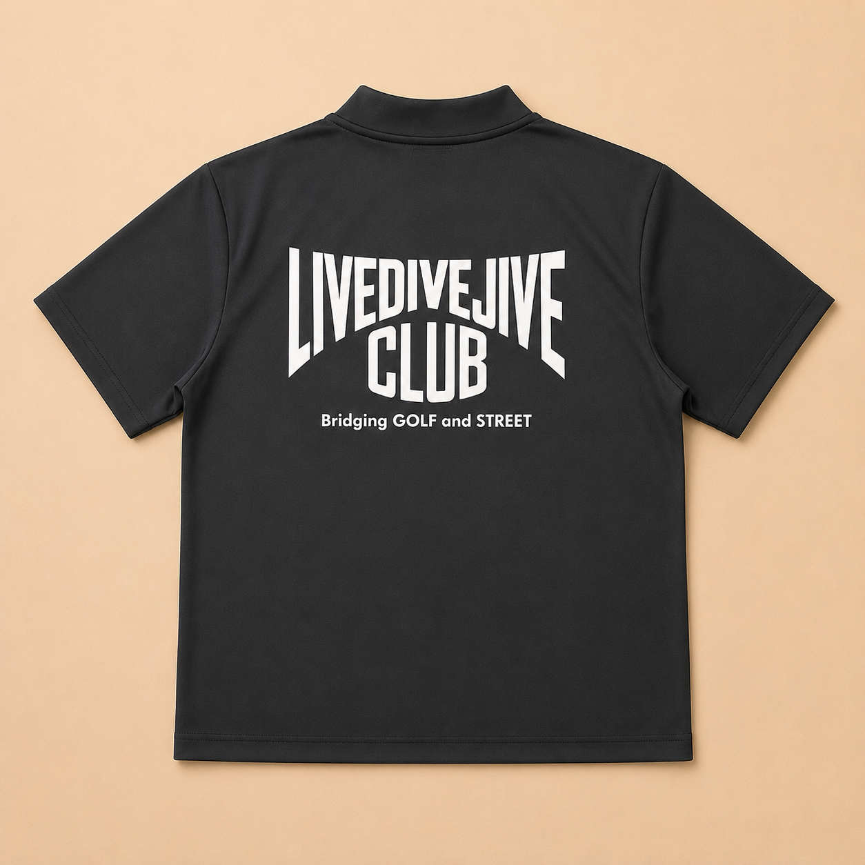 【新品】72 LIVE DIVE JIVE CLUB 半袖 モックネック 72LIVEDIVEJIVECLUB ロゴモックネックシャツ ブラック – ラウンドコード
