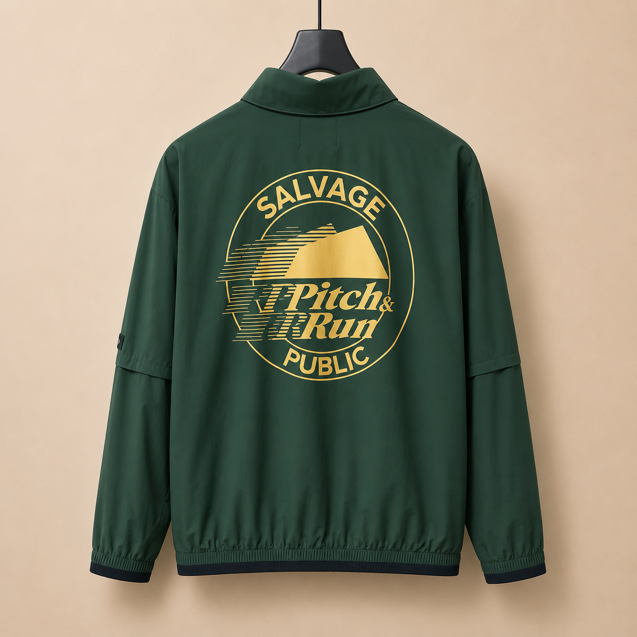 SALVAGE PUBLIC Kolepa デタッチャブルスリーブ アノラックジャケット