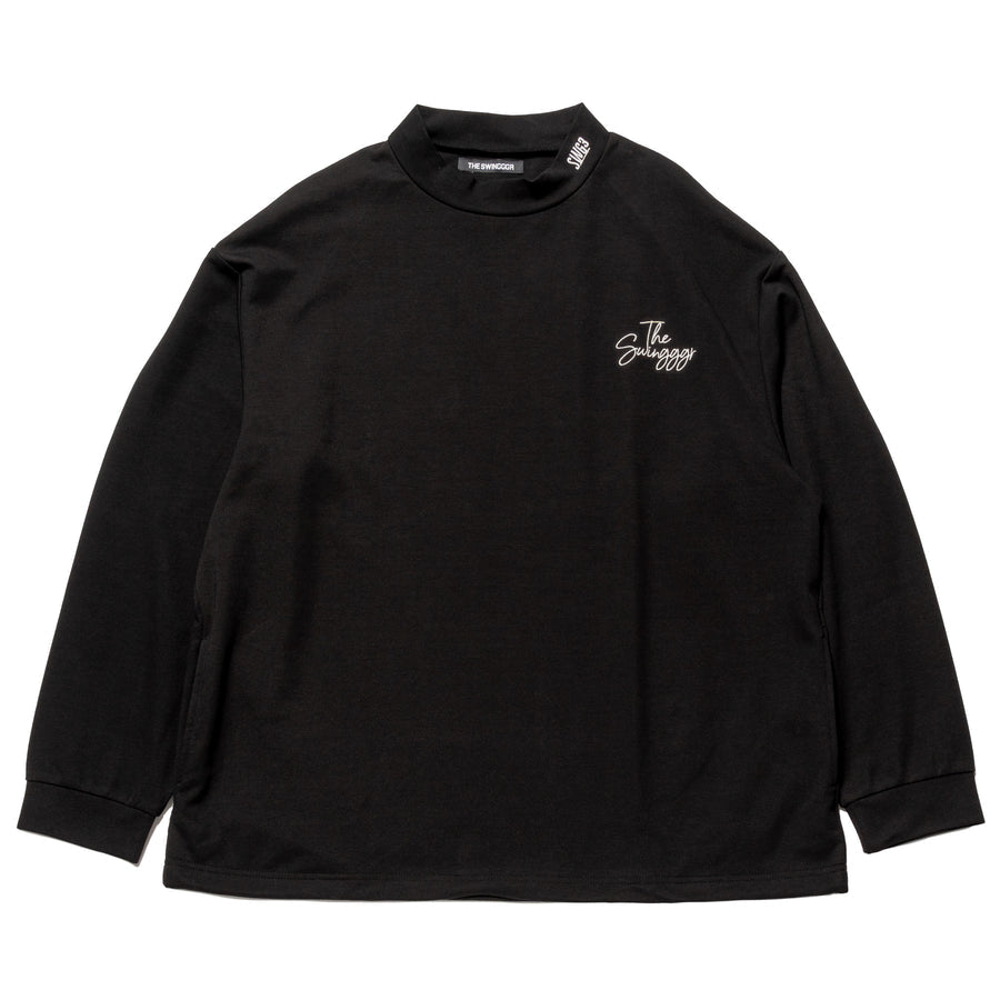 メンズウェア THE SWINGGGR TIE DYE MOCK NECK TEE,BLACK THE SWINGGGR TIE DYE MOCK NECK TEE,BLACK The Swingggr