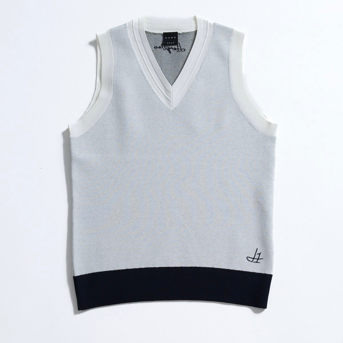 HERG1 ジャガードニットベスト メンズ – ラウンドコード