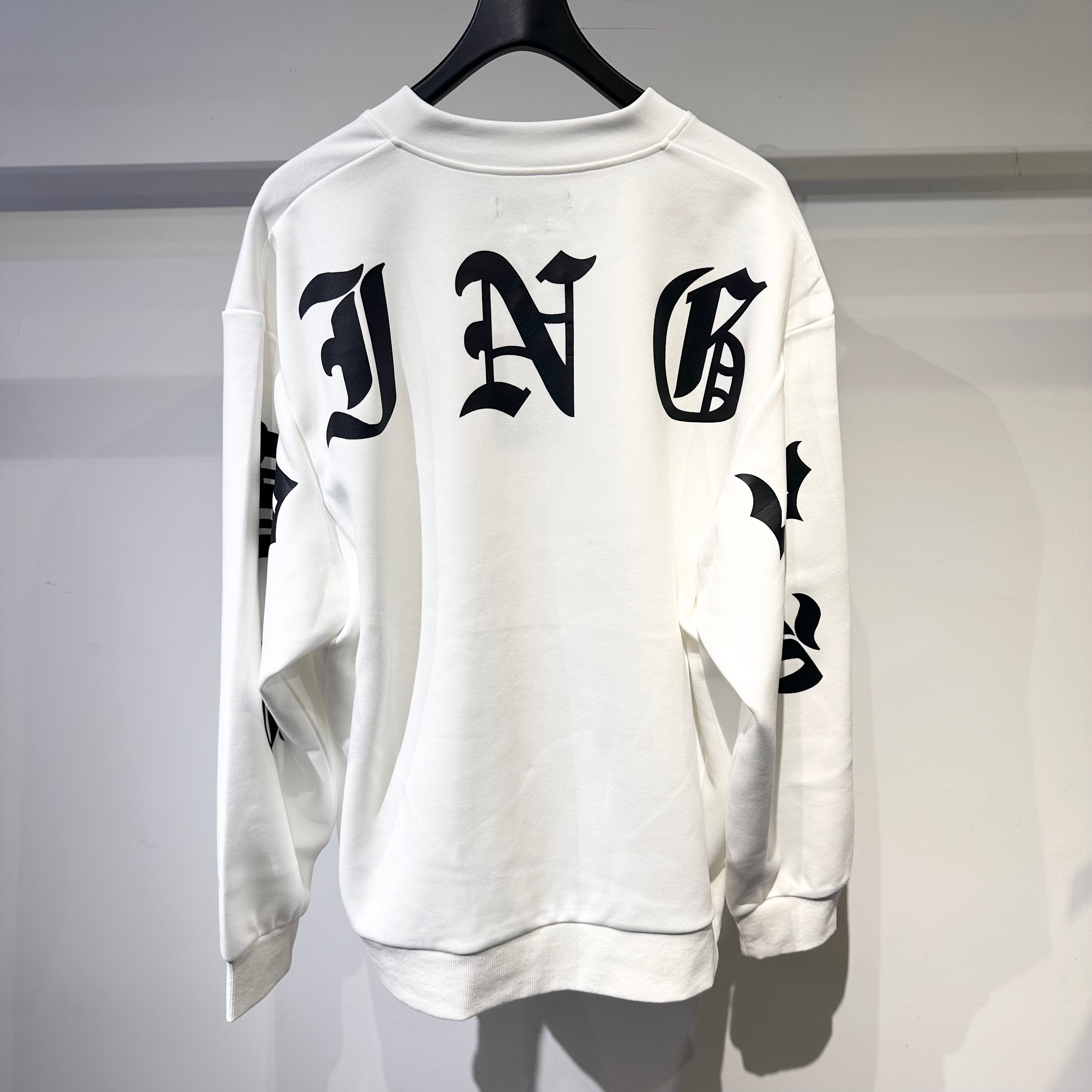 ホワイト ジャケット LIVE WITH HOOPS 南家 THE SWINGGGR HALF ZIP SWEAT ホワイト – ラウンドコード